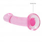 Shots Toys | REALROCK Crystal Clear 7" / 13cm Non Realistic Dildo with Suction Cup - Pink