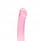 Shots Toys | REALROCK Crystal Clear 7" / 13cm Non Realistic Dildo with Suction Cup - Pink