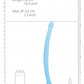 Shots Toys | REALROCK Crystal Clear Double Dildo 17" / 42cm Non Realistic - Blue