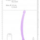 Shots Toys | REALROCK Crystal Clear Double Dildo 17" / 42cm Non Realistic - Purple