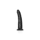 Shots Toys | REALROCK Realistic Slim Dildo without Balls - Black 15.5cm (6") Dong