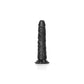 Shots Toys | REALROCK Realistic Slim Dildo without Balls - Black 15.5cm (6") Dong