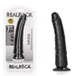 Shots Toys | REALROCK Realistic Slim Dildo without Balls - Black 18cm (7") Dong