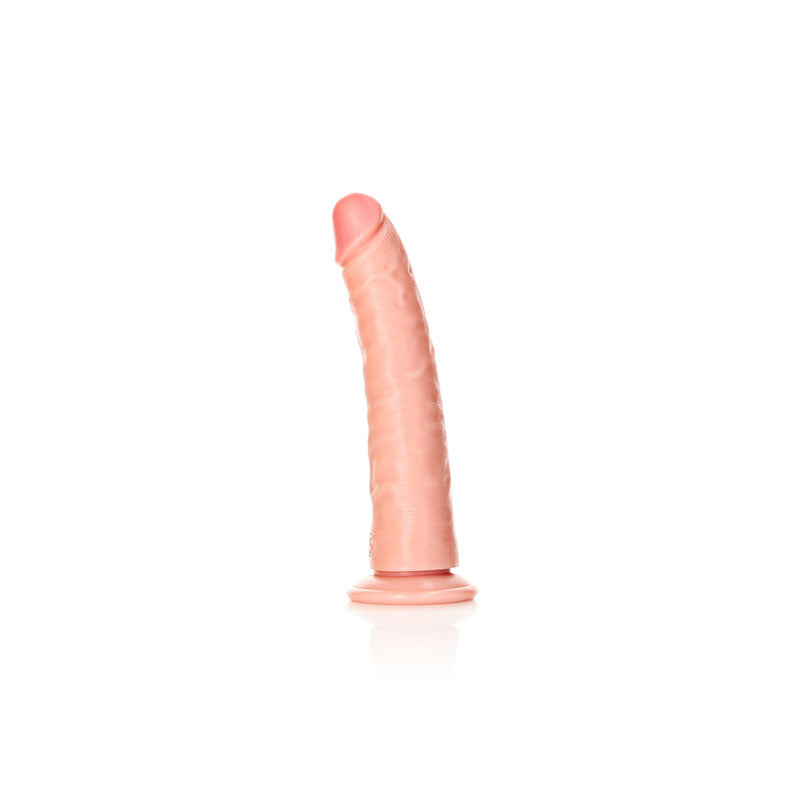 Shots Toys | REALROCK Realistic Slim Dildo with Suction Cup - Flesh 20.5cm (8") Dong