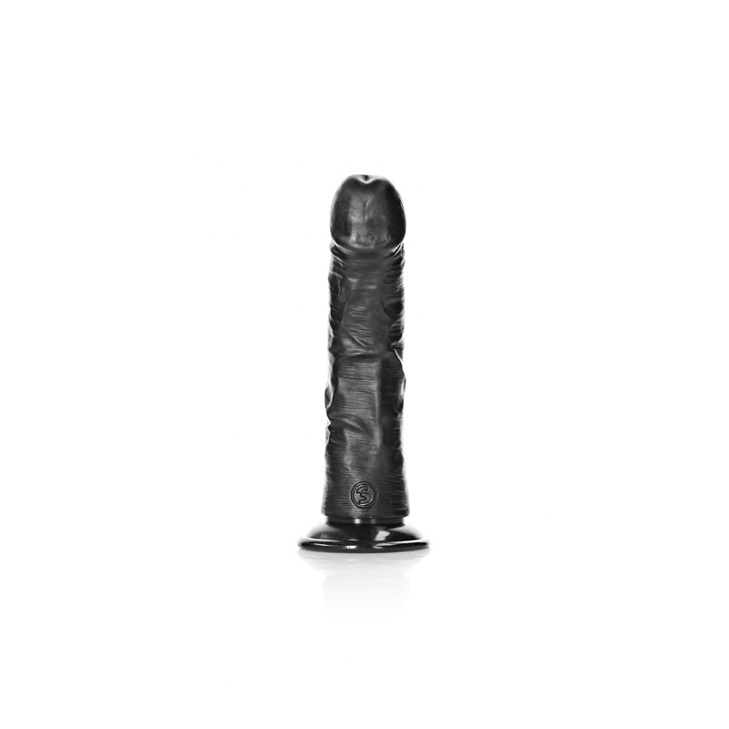 Shots Toys | REALROCK Realistic Regular Curved Dildo Black 15.5cm (6") Dong