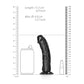 Shots Toys | REALROCK Realistic Regular Curved Dildo Black 15.5cm (6") Dong