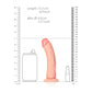 Shots Toys | REALROCK Realistic Regular Curved Dildo Flesh 15.5cm (6") Dong