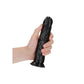 Shots Toys | REALROCK Realistic Regular Curved Dildo - Black 18cm (7") Dong