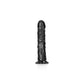 Shots Toys | REALROCK Realistic Regular Curved Dildo - Black 18cm (7") Dong