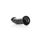 Shots Toys | REALROCK Realistic Regular Curved Dildo - Black 18cm (7") Dong