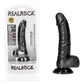 Shots Toys | REALROCK Realistic Regular Curved Dong with Balls - Black 15.5cm (6") Dildo