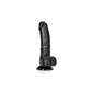 Shots Toys | REALROCK Realistic Regular Curved Dong with Balls - Black 15.5cm (6") Dildo
