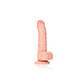 Shots Toys | REALROCK Realistic Regular Curved Dong with Balls - Flesh 15.5cm (6") Dildo