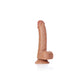 Shots Toys | REALROCK Realistic Regular Curved Dong with Balls - Tan 15.5cm (6") Dildo