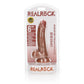 Shots Toys | REALROCK Realistic Regular Curved Dong with Balls - Tan 15.5cm (6") Dildo