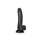 Shots Toys | REALROCK Realistic Regular Curved Dong with Balls - Black 20.5cm (8") Dildo