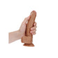 Shots Toys | REALROCK Realistic Regular Curved Dong with Balls - Tan 20.5cm (8") Dildo