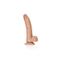 Shots Toys | REALROCK Realistic Regular Curved Dong with Balls - Tan 20.5cm (8") Dildo
