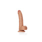 Shots Toys | REALROCK Realistic Regular Curved Dong with Balls - Tan 20.5cm (8") Dildo