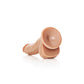 Shots Toys | REALROCK Realistic Regular Curved Dong with Balls - Tan 20.5cm (8") Dildo