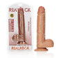 Shots Toys | REALROCK Straight Realistic Dildo with Balls - Tan 23cm (9") Dong