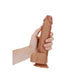 Shots Toys | REALROCK Straight Realistic Dildo with Balls - Tan 23cm (9") Dong
