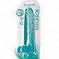Shots Toys | REALROCK Crystal Clear 10" / 25.4cm Realistic Dildo with Balls - Turquoise