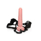 Shots Toys | REALROCK Hollow Strap-On with Balls - 9" / 23cm Flesh
