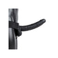 Shots Toys | REALROCK Vibrating Hollow Strap-On + Balls - 9" / 23cm Black