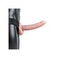 Shots Toys | REALROCK Vibrating Hollow Strap-On + Balls - 9" / 23cm Flesh