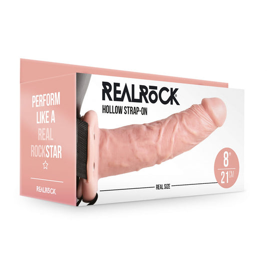 Shots Toys | REALROCK Hollow Strap-On - 20.5cm Flesh
