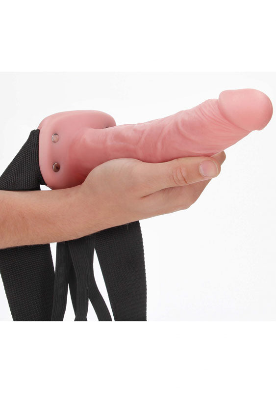 Shots Toys | REALROCK Hollow Strap-On - 20.5cm Flesh
