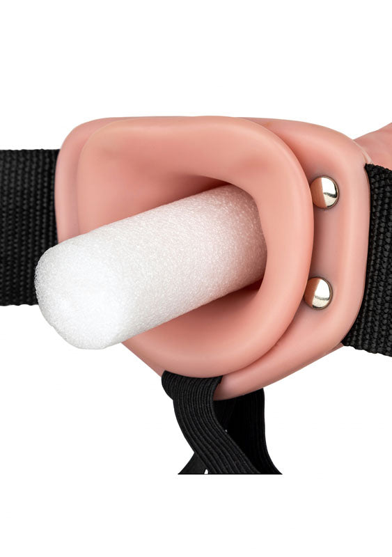 Shots Toys | REALROCK Hollow Strap-On - 20.5cm Flesh
