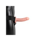 Shots Toys | REALROCK Vibrating Hollow Strap-On - 6" / 15.5cm Flesh