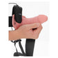 Shots Toys | REALROCK Vibrating Hollow Strap-On - 6" / 15.5cm Flesh