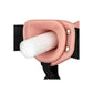 Shots Toys | REALROCK Vibrating Hollow Strap-On - 6" / 15.5cm Flesh