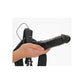 Shots Toys | REALROCK Vibrating Hollow Strap-On - 10" / 24.5cm Black