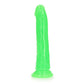 Shots Toys | REALROCK 18cm Slim Glow in the Dark Neon Green 7" Dildo Dong