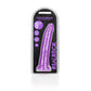 Shots Toys | REALROCK 20cm Slim Glow in the Dark Neon - Purple (8") Dildo Dong