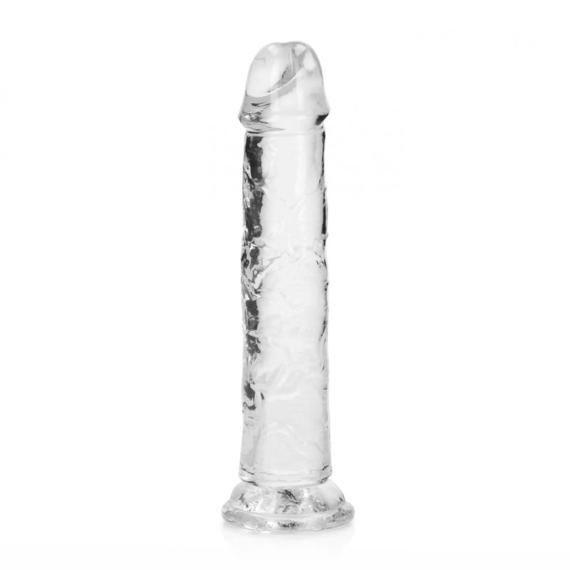 Shots Toys | REALROCK Crystal Clear 18cm Straight Dildo - Clear 7" Dong