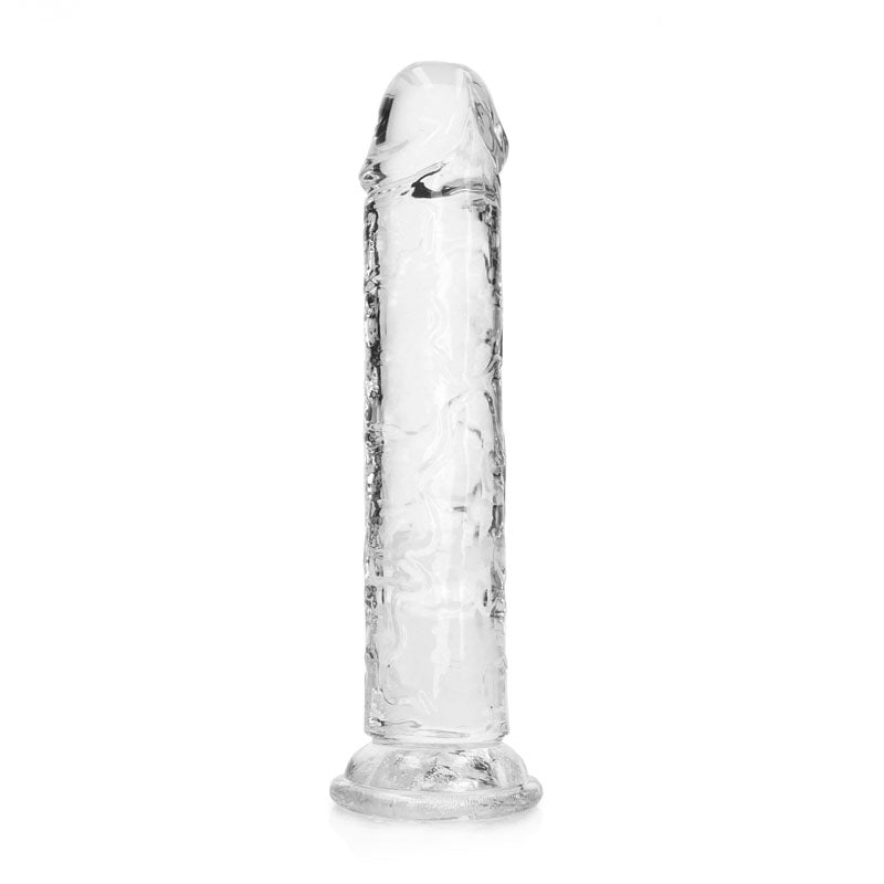 Shots Toys | REALROCK Crystal Clear 18cm Straight Dildo - Clear 7" Dong
