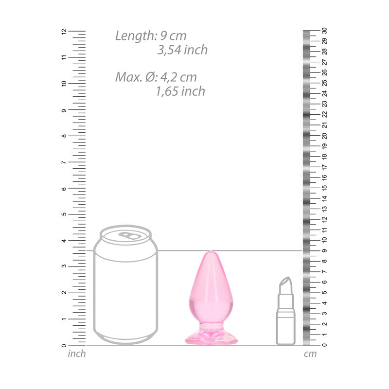 Shots Toys | REALROCK 9cm Anal Plug - Pink