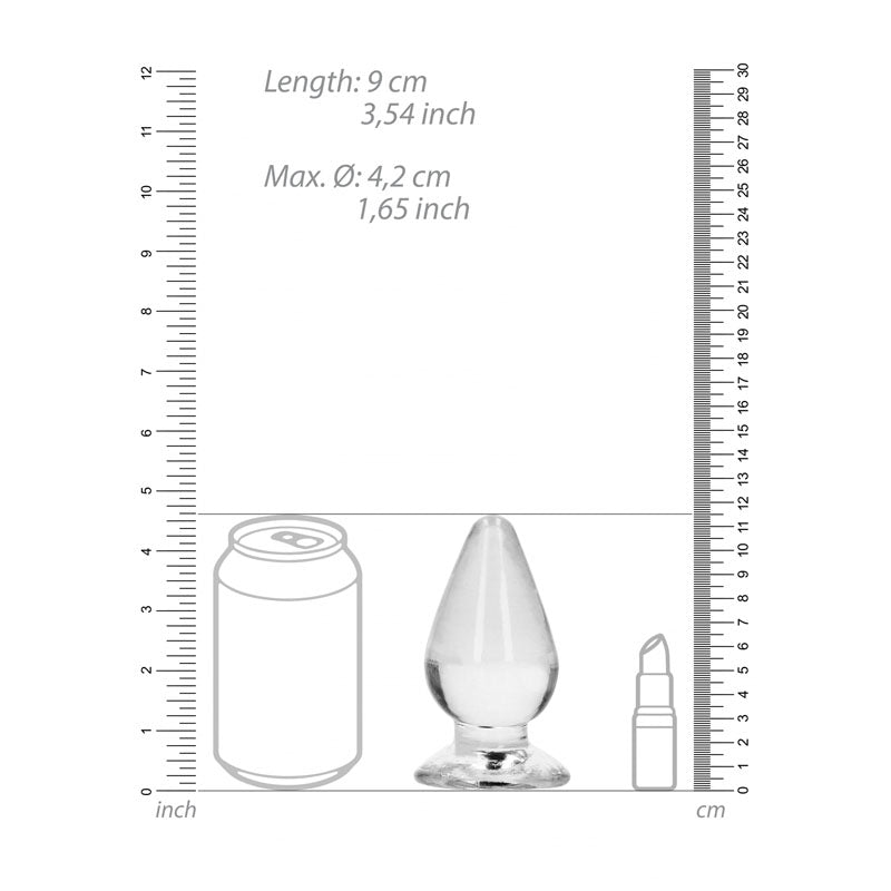 Shots Toys | REALROCK 11.5cm Anal Plug - Clear