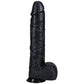 Shots Toys | REALROCK - Realistic Extra Long Dildo with Balls 15" / 38.1cm - Black