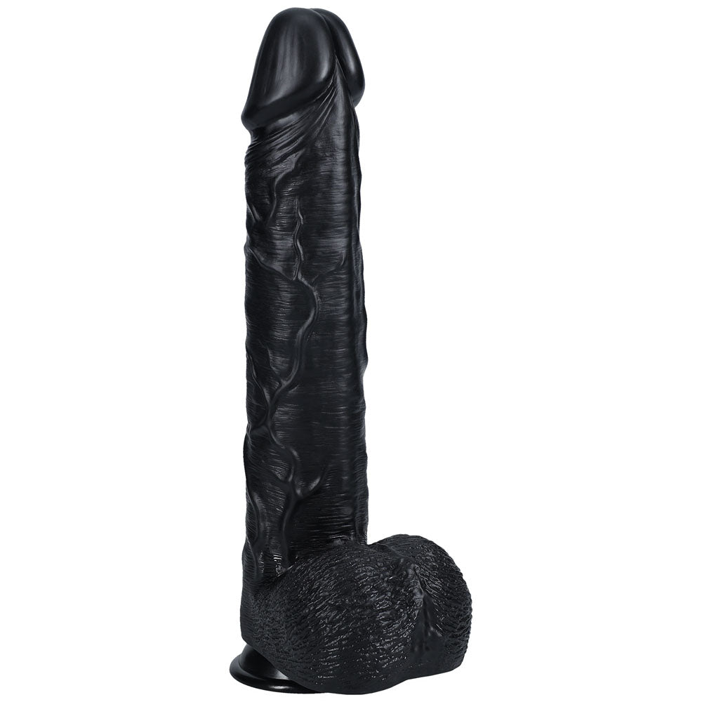Shots Toys | REALROCK - Realistic Extra Long Dildo with Balls 15" / 38.1cm - Black