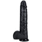 Shots Toys | REALROCK - Realistic Extra Long Dildo with Balls 15" / 38.1cm - Black