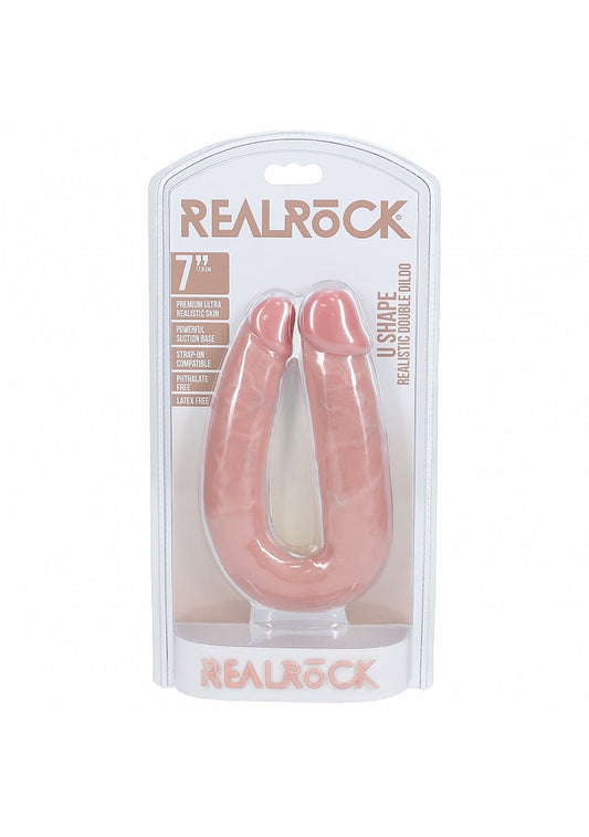 Shots Toys | REALROCK - 7" U Shaped Double Dildo
