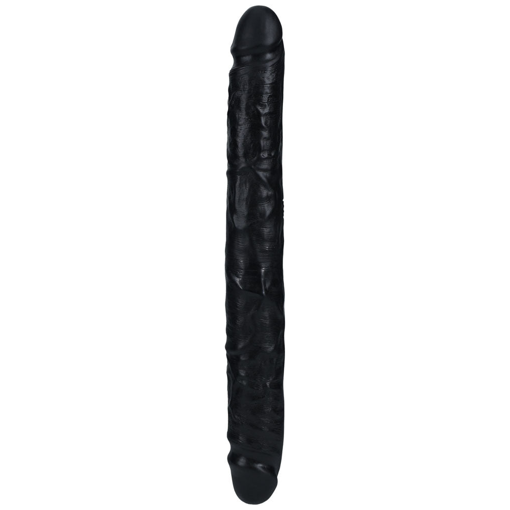 Shots Toys | REALROCK 30cm Slim Double Dildo - Black (12")