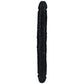 Shots Toys | REALROCK 30cm Slim Double Dildo - Black (12")