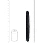 Shots Toys | REALROCK 30cm Slim Double Dildo - Black (12")